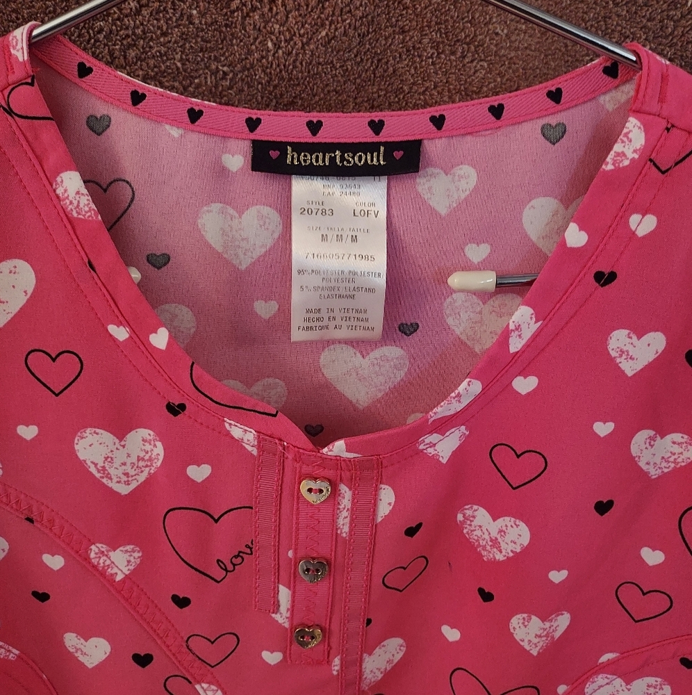 HeartSoul Pink Nightgown with Heart Pattern